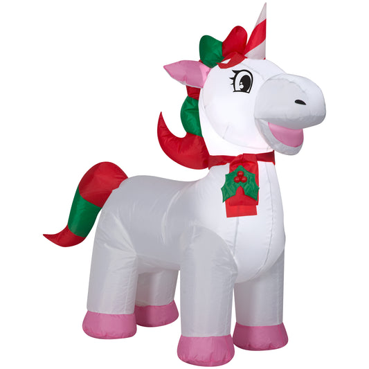 Unicorn Christmas Inflatable