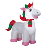 Load image into Gallery viewer, Gemmy Airblown Unicorn Christmas Inflatable
