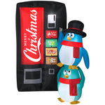 Load image into Gallery viewer, 6.5&#39; Airblown Merry Christmas Soda Machine Scene Christmas Inflatable
