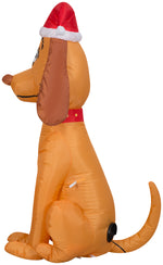 Load image into Gallery viewer, Gemmy Airblown Inflatable Max The Dog Grinch Wearing Santa Hat, 3.5 Ft Tall, ft Tall
