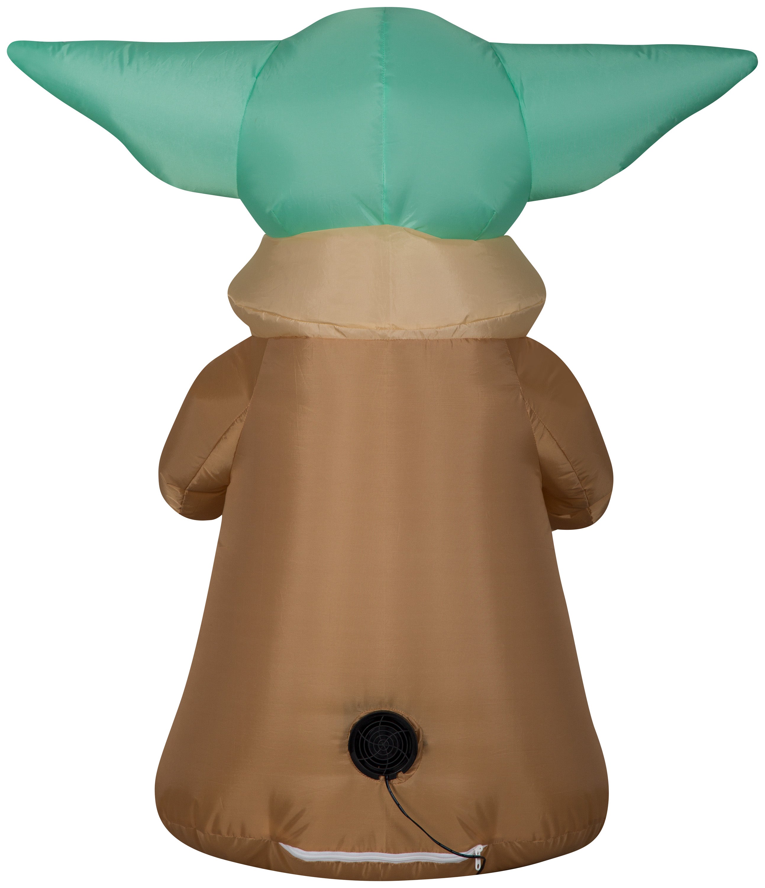 Gemmy Christmas Airblown Inflatable Inflatable Grogu™ with Ornament, 3.5 ft Tall, brown