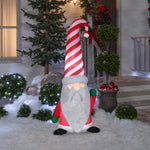 Load image into Gallery viewer, Gemmy Christmas Inflatable Santa Gnome, 5 ft Tall, Multi
