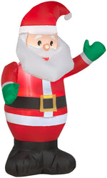 Load image into Gallery viewer, 3.5&#39; Airblown Santa Christmas Inflatable
