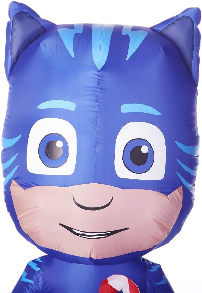 5' Airblown Catboy w/Candy Cane Christmas Inflatable