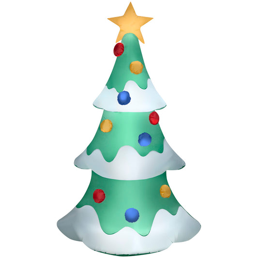 Gemmy Christmas Airblown Inflatable Tree S LG, 9 ft Tall, Multi
