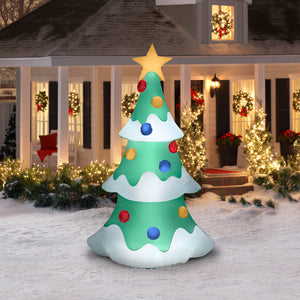 Gemmy Christmas Airblown Inflatable Tree S LG, 9 ft Tall, Multi