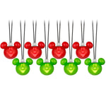 Load image into Gallery viewer, Gemmy Disney Mickey Mouse Musical Light String, 8-Count, Battery-Operated LED Christmas Lights

