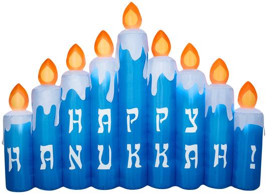 9' Hanukkah Candles Scene Hanukkah Inflatable