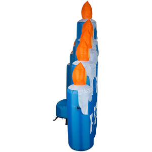 9' Airblown Hanukkah Candles Scene Hanukkah Inflatable