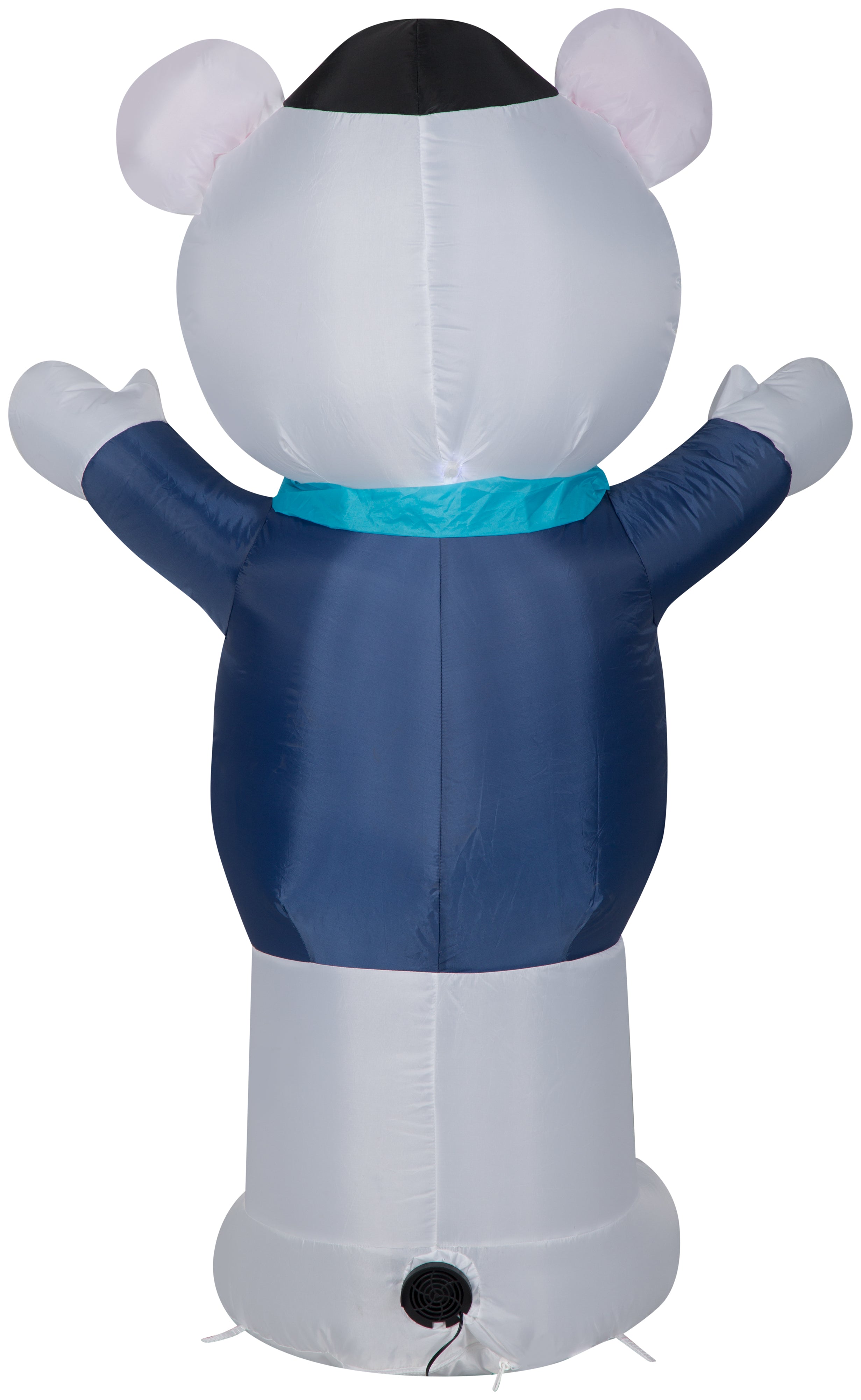 Gemmy Christmas Airblown Inflatable Hanukkah Polar Bear, 4 ft Tall, Multicolored