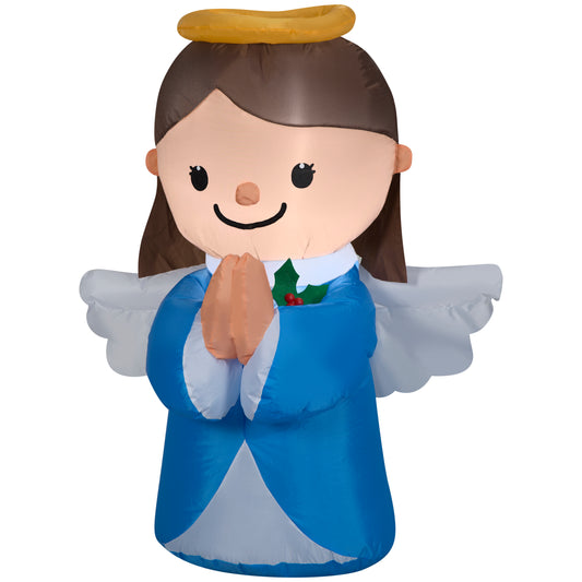 Christmas Inflatable Angel, 3.5 ft Tall