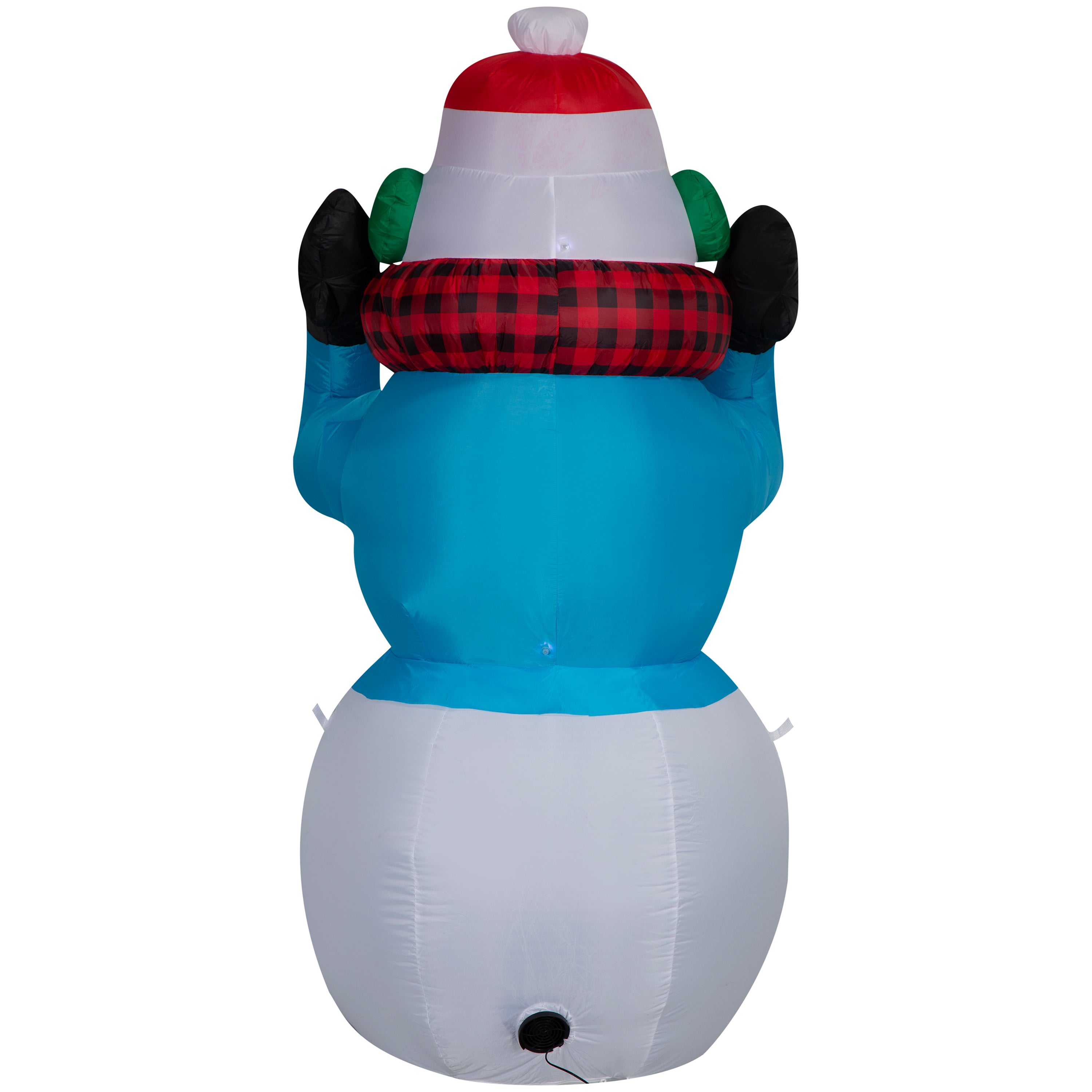 Gemmy Animated Christmas Inflatable Super Chill Snowman, 6 ft Tall, Multi