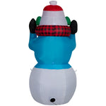 Load image into Gallery viewer, Gemmy Animated Christmas Inflatable Super Chill Snowman, 6 ft Tall, Multi
