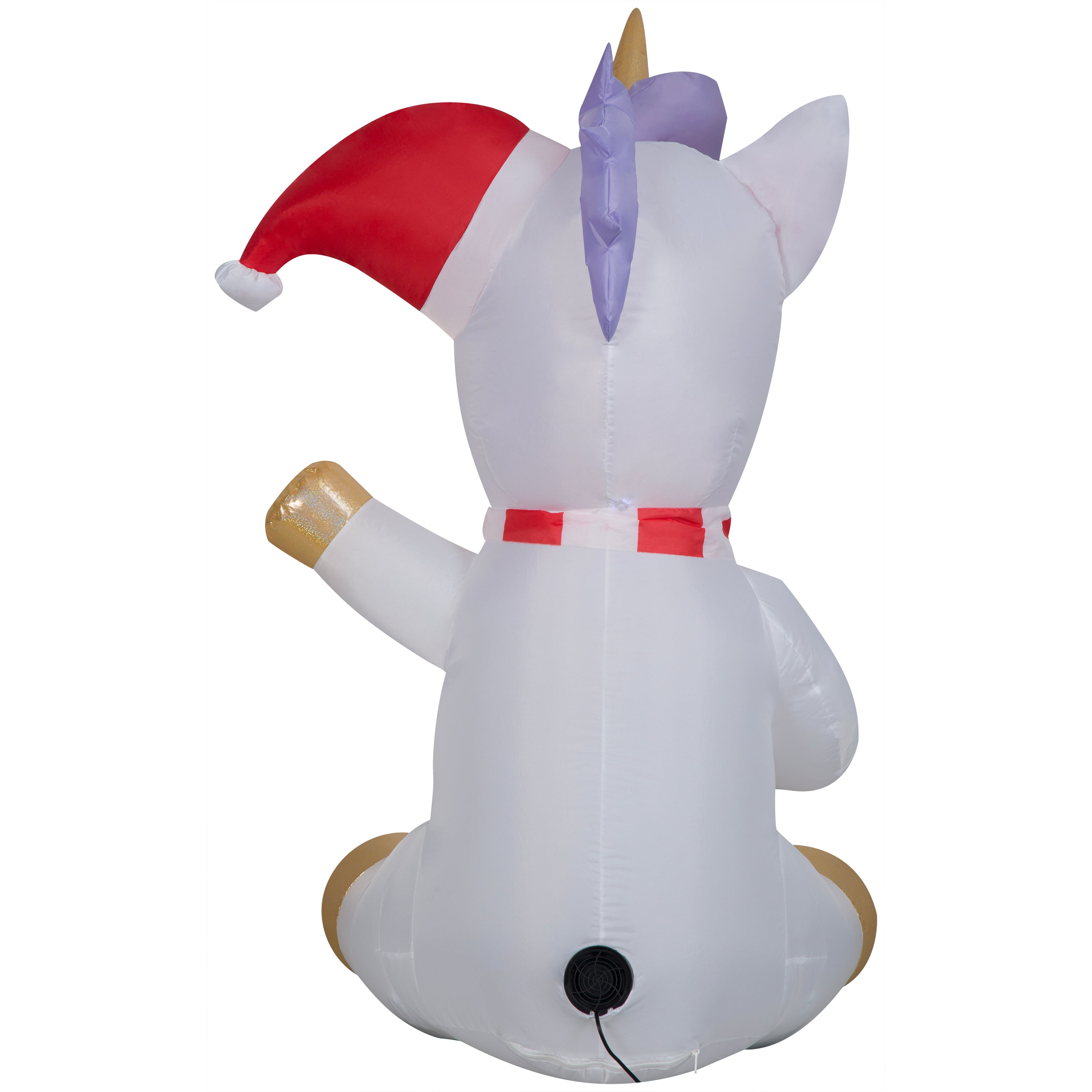 Gemmy Christmas Inflatable Unicorn, 4.5 ft Tall, Multi