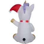 Load image into Gallery viewer, Gemmy Christmas Inflatable Unicorn, 4.5 ft Tall, Multi

