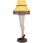 Load image into Gallery viewer, Gemmy 3D Holiday Lighted Tinsel Sculpture Leg Lamp 60&quot; WB , Multi
