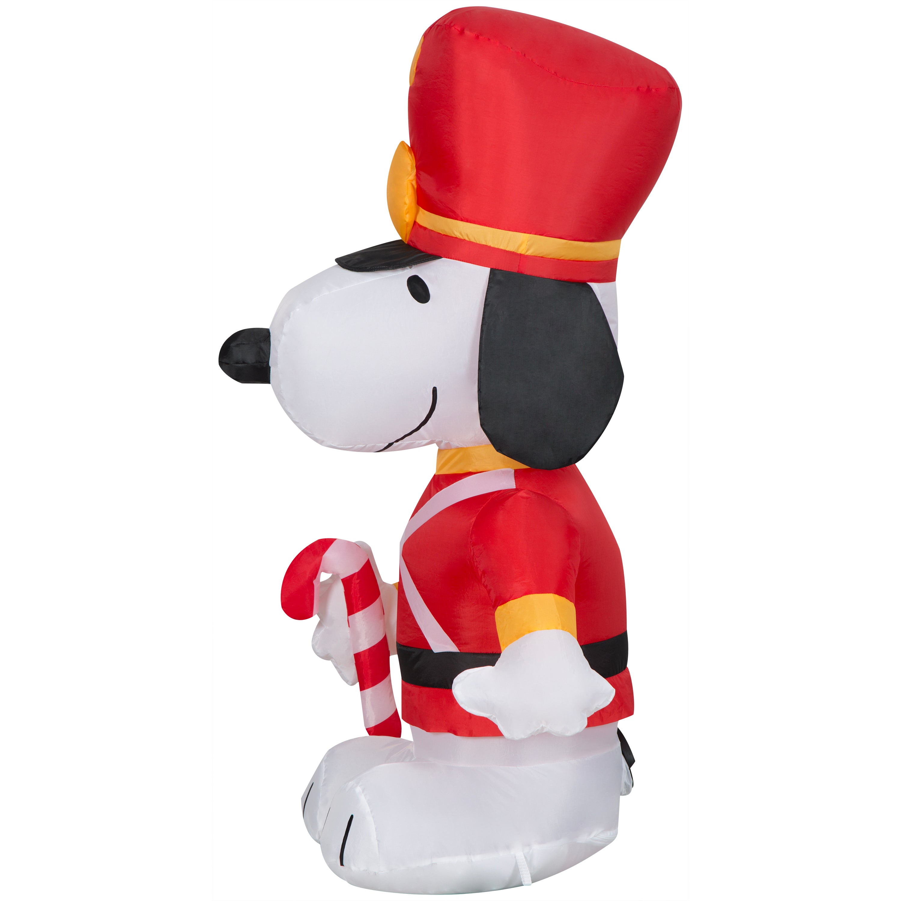 Gemmy Christmas Inflatable Snoopy as Toy Solider, 3.5 ft Tall, Multi