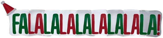 11,5' Inflatable FaLaLa Sign