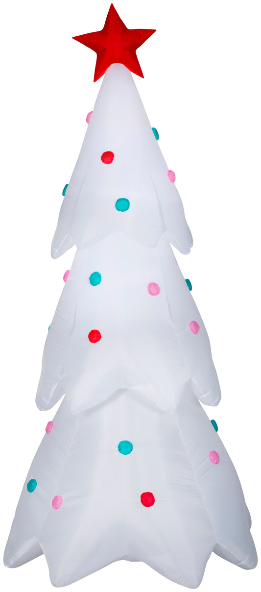 Christmas Inflatable Tree w/Ornaments, 8.5 ft Tall
