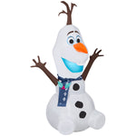 Load image into Gallery viewer, Gemmy Christmas Inflatable Olaf , 4 ft Tall, Multi
