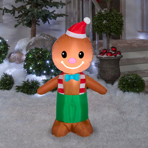 Gemmy Airblown Gingerbread Man