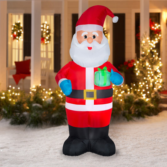 7' Inflatable Santa lifestyle