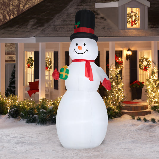 10' Inflatable Snowman Giant lifestyle