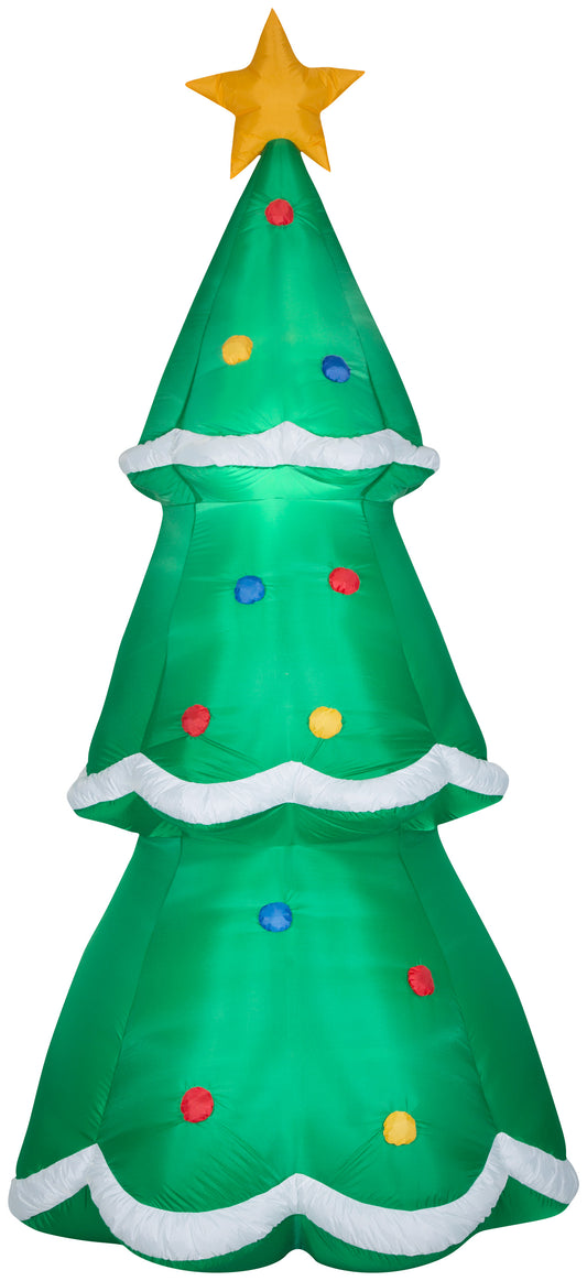 Christmas Inflatable Christmas Decor Tree Giant, 10 ft Tall, green