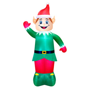 Occasions Airflowz Inflatable Colossal Elf,  Tall, Multicolored