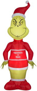 Airblown Inflatable Grinch in Ugly Sweater