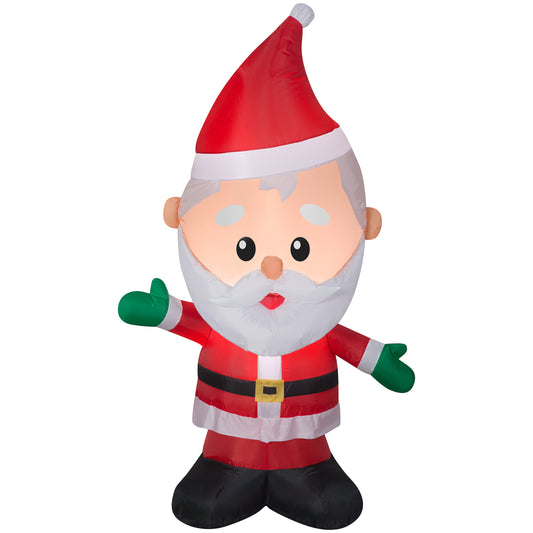 4' Tall Santa Claus Inflatable