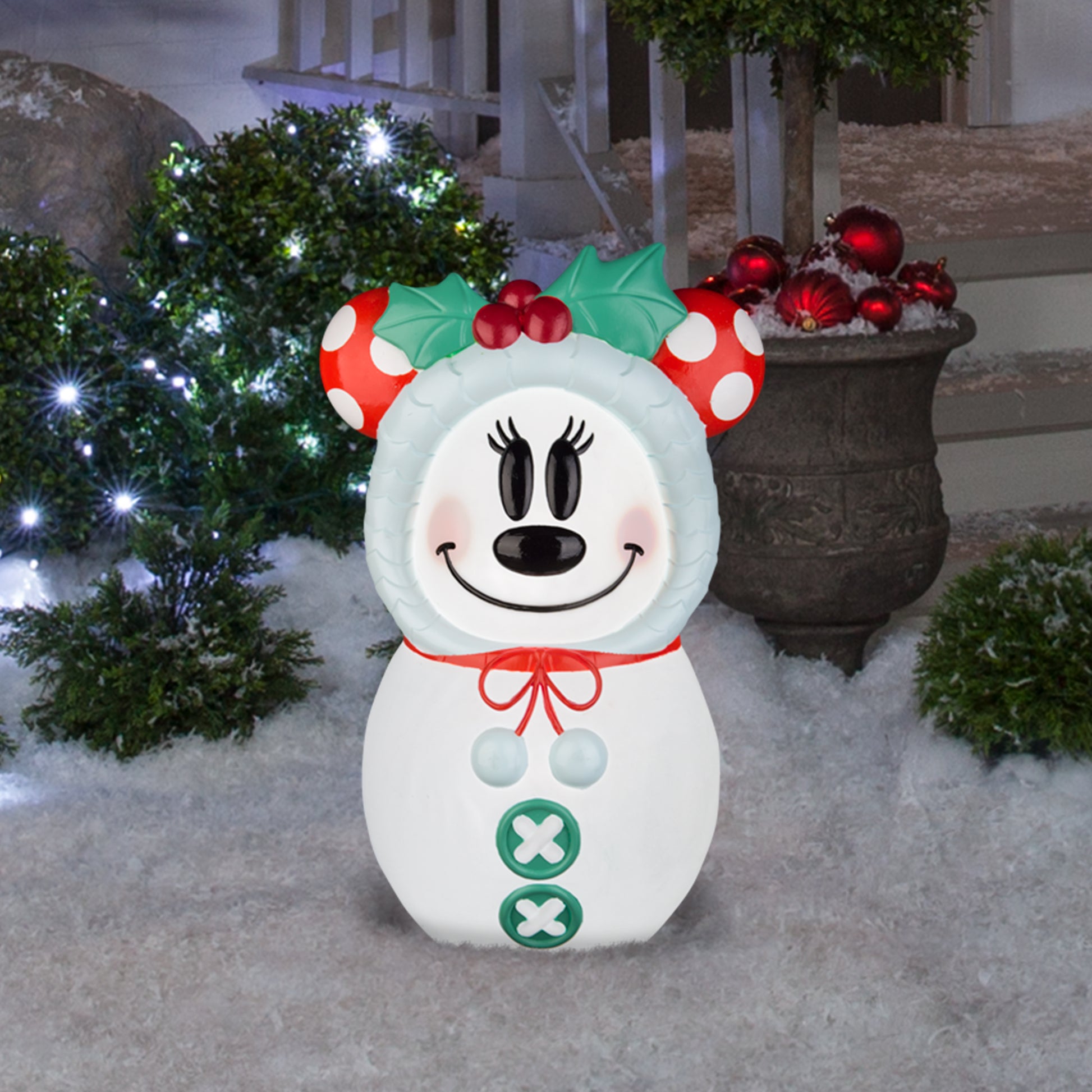 24-Inch Disney Minnie Mouse Lighted Outdoor Blow Mold lifestyle