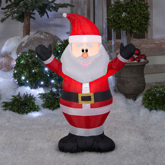 Inflatable 3.5 ft. Santa Christmas lifestyle
