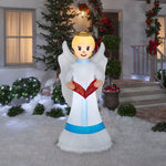 Load image into Gallery viewer, 6&#39; Airblown Angel Christmas Inflatable
