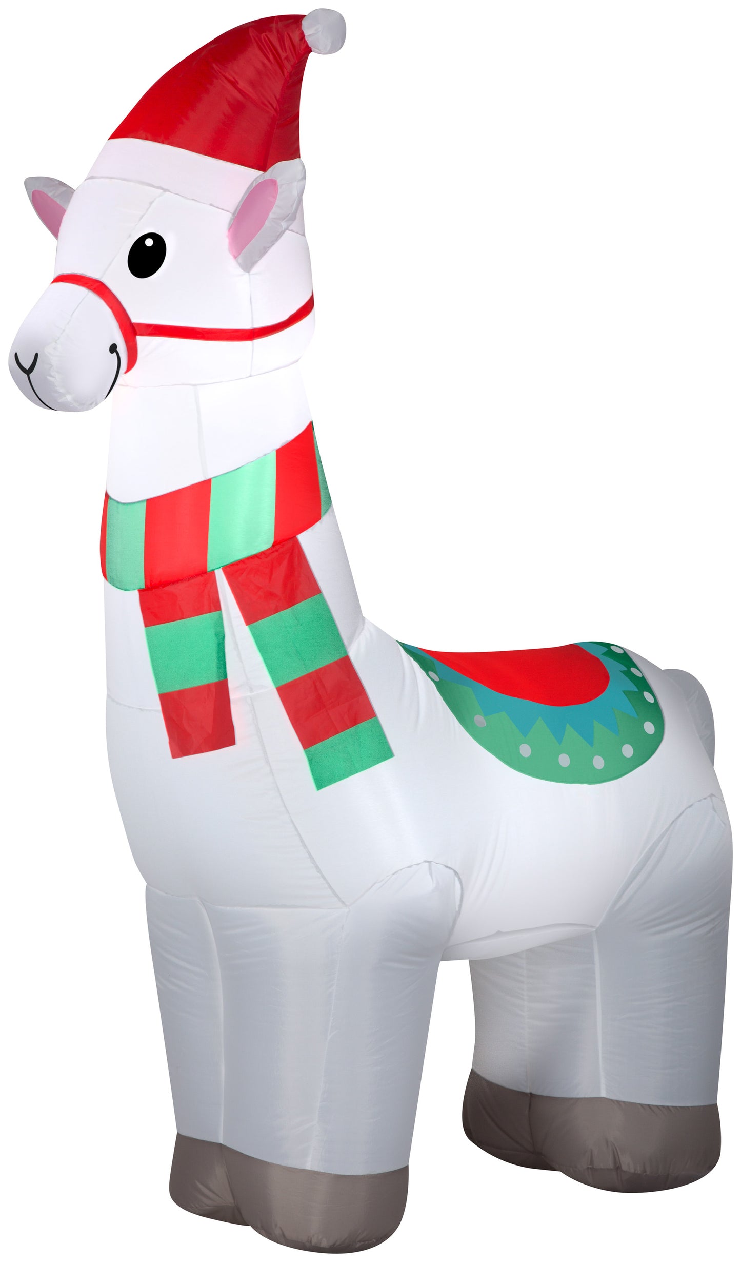 Christmas Inflatable Alpaca, 6 ft Tall