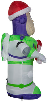 Load image into Gallery viewer, Gemmy 3.5 Foot Toy Story Buzz Lightyear Airblown Inflatable with Candy Cane

