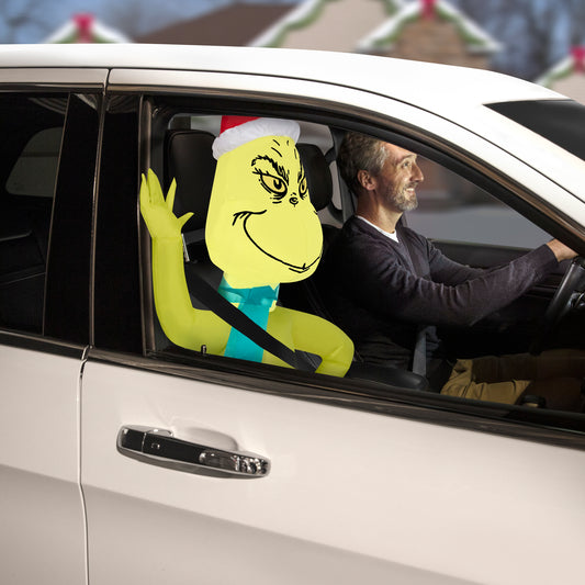 CarBuddy® Christmas Inflatable Grinch, 3.5 ft Tall lifestyle
