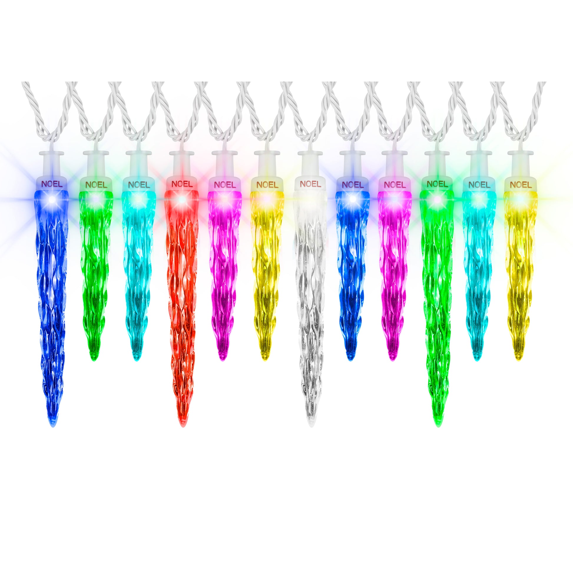 Christmas ColorMotion Light String-Icicle-S/24-7"5"5" (Multi)