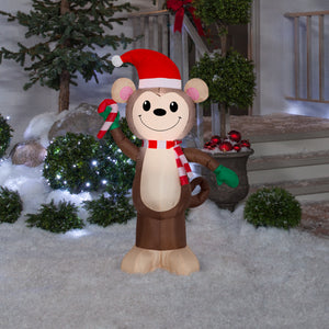 Gemmy Airblown Inflatable Silly Monkey