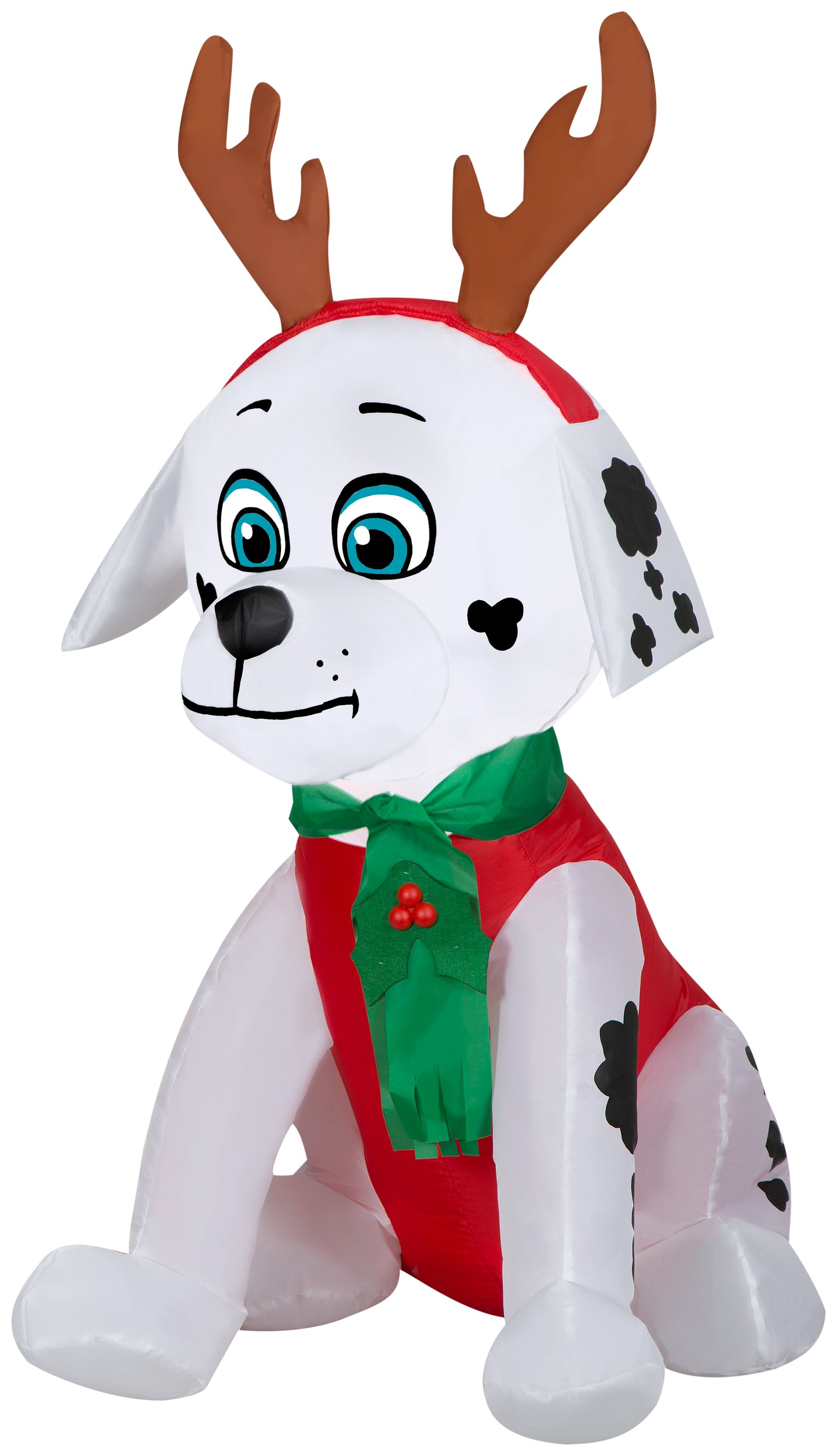 3.5-Ft Marshall with Antlers and Scarf Christmas Inflatable