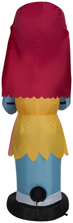 Load image into Gallery viewer, Gemmy Christmas Airblown Inflatable Inflatable Sally with Gift Box, 3.5 ft Tall, blue

