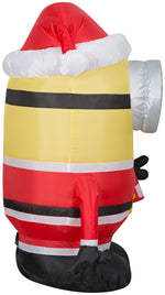 Load image into Gallery viewer, Gemmy Christmas Airblown Inflatable Inflatable Minion Stuart Licking Candy Cane, 3.5 ft Tall, yellow
