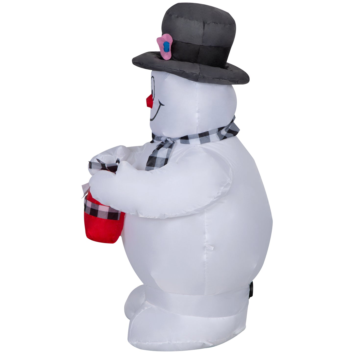 3.5-Ft Frosty the Snowman with Scarf Christmas Inflatable image 3
