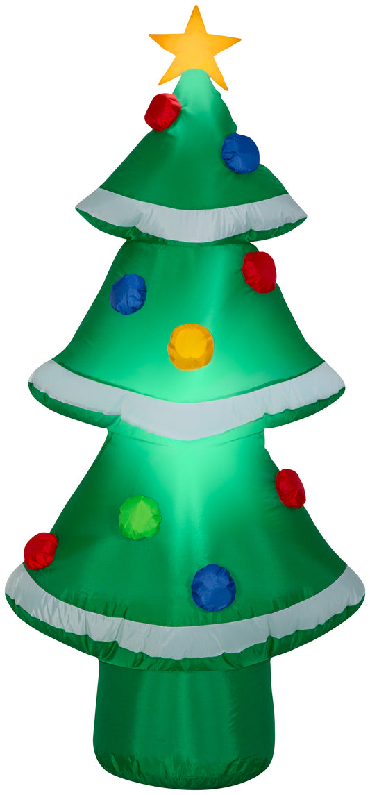 Christmas Inflatable Green Tree, 4 ft Tall