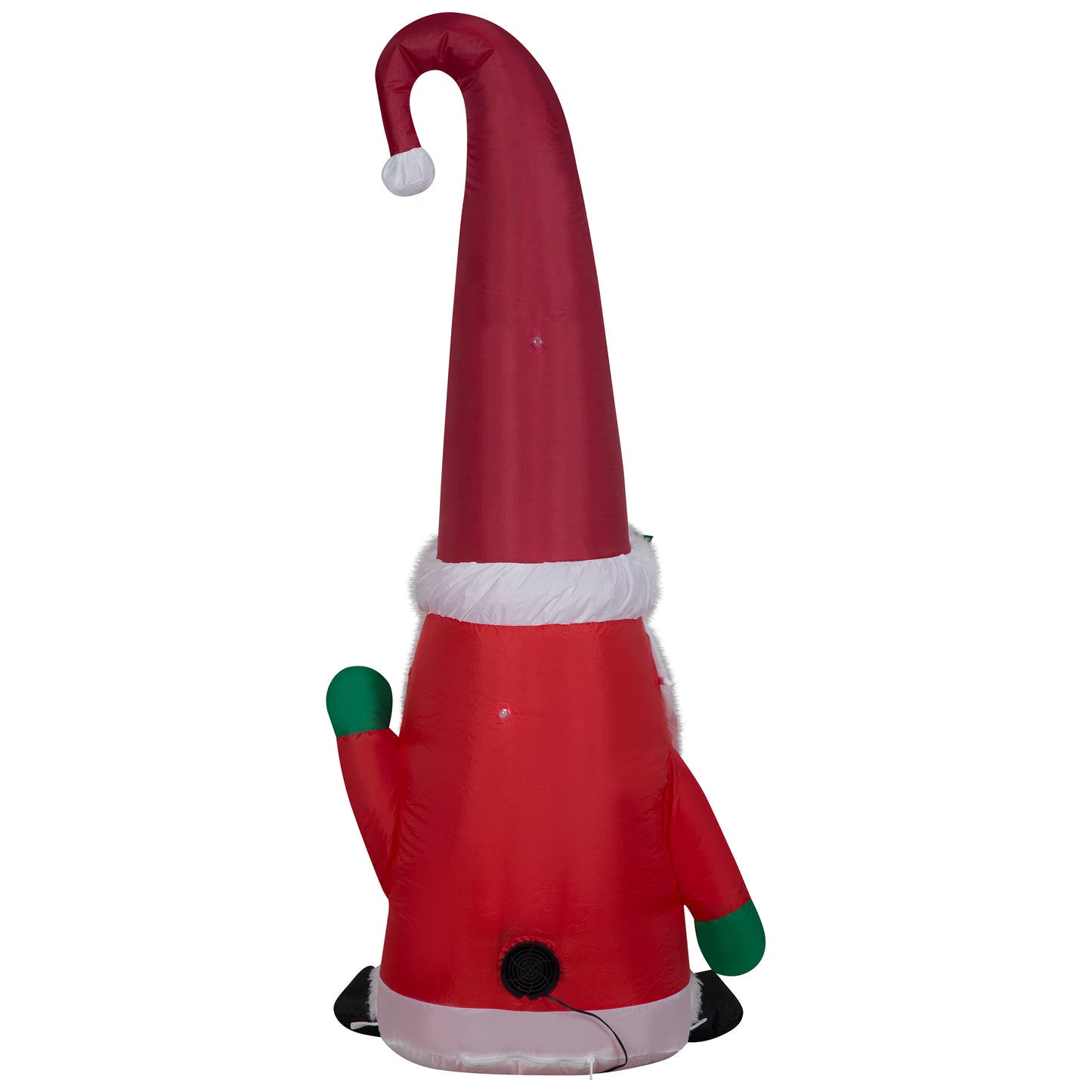 5-Ft Gnome with Damask Cap Christmas Inflatable image 3
