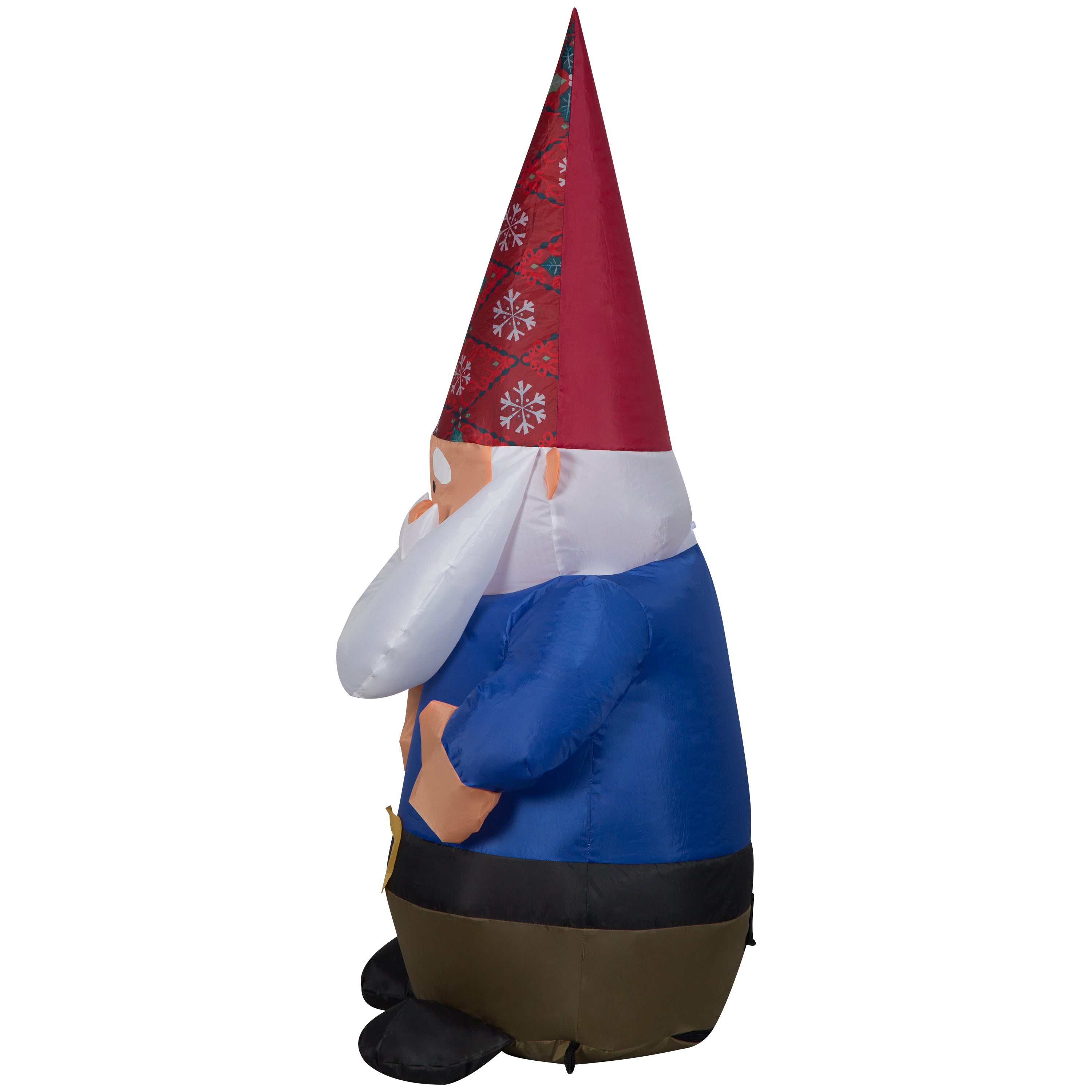 Gemmy Christmas Inflatable Gnome , 4 ft Tall, Multi