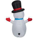Load image into Gallery viewer, Gemmy Christmas Inflatable Little Snowman in Top Hat, 4 ft Tall, Multi
