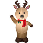 Load image into Gallery viewer, Gemmy Christmas Inflatable Reindeer, 4 ft Tall, Multi
