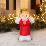 Load image into Gallery viewer, Gemmy Christmas Airblown Inflatable Angel, 3.5 ft Tall, Multicolored
