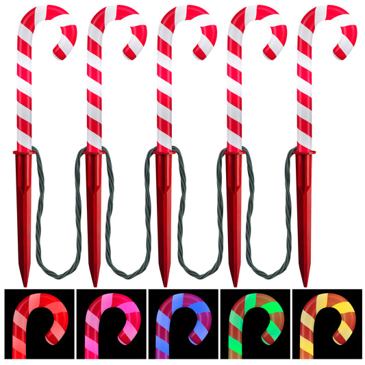 Christmas Enlightened Pathways-ColorMotion-Deluxe-S/5-Candy Cane (Multi)